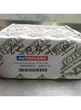 AutoFlame MM80011 Gas Pressure Sensor 1.8 to 11 PSI