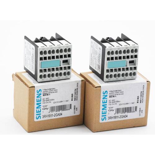 2x Siemens 3RH1911-2GA04 3RH1 911-2GA04 E: 06 Hilfsschalterb