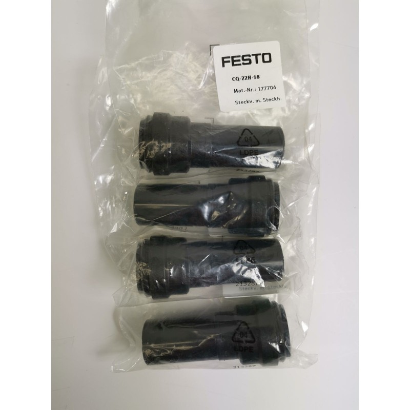 Steckverschraubung Festo CQ-22H-18 / 177704 NEU 4er Packung