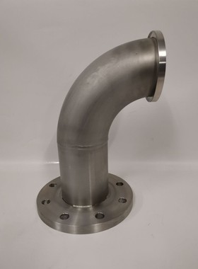 Bogen Vakuum DN100 Edelstahl Flansch EN1092-1/05/DIN2527/DN1