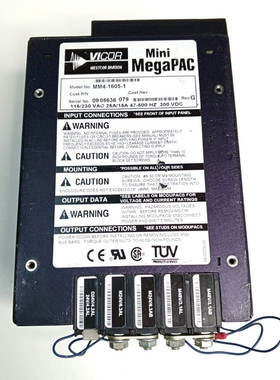VICOR MM4-14501 迷你 MegaPAC 电源 115/230 VAC 25/15A