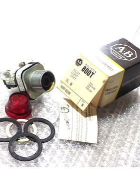 800T-Q24R ALLEN BRADLEY SER N 红色飞行员灯装置 全新