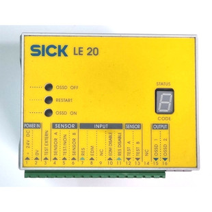 SICK LE20-2611 安全开关放大器标识-编号:6020340