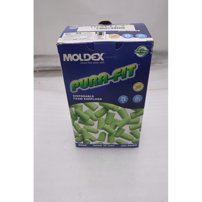 Moldex Pura Fit 6800 耳塞 Uncorded 200/盒 NRR 33 库存 H955