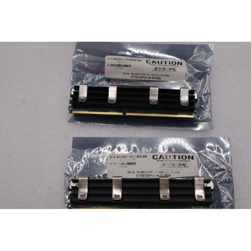 CRUCIAL PC2-5300 1GB DDR2 全盖库存 #K-1522A