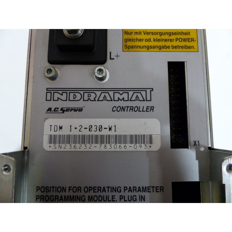 Indramat TDM 1.2-030-W1 generalüberholt mit 12 Monaten Gew?