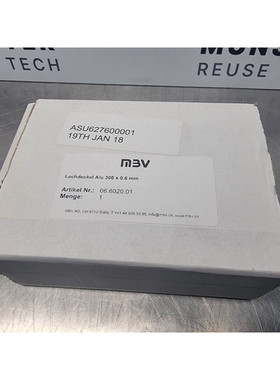 MBV Lochdeckel Alu 300 x 0.6mm | Art no. 06.6020.01 | Optica