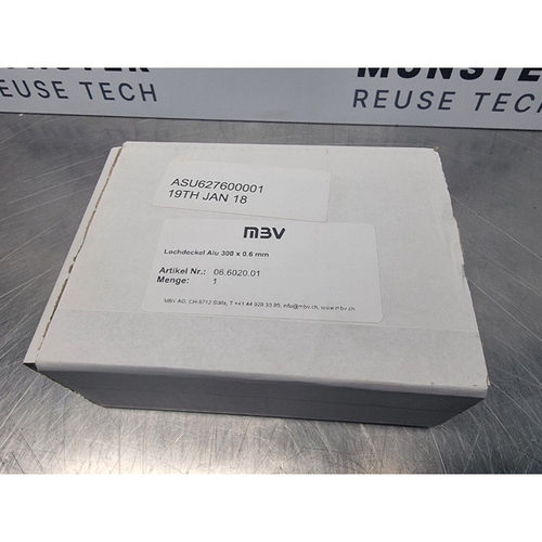 MBV Lochdeckel Alu 300 x 0.6mm | Art no. 06.6020.01 | Optica