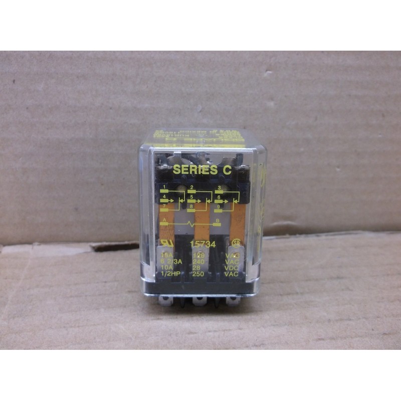 8501KUD13V60 C Square D 10A 3PDT 11-Blade Relé 8501-KUD13V6