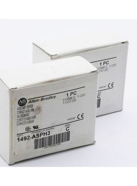 2x Allen-Bradley 1492-ASPH3 Ser. C Hilfsontakt / Auxiliary s