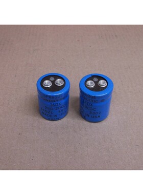 36DX Sprague Powerlytic 280uF 200V Condensatore