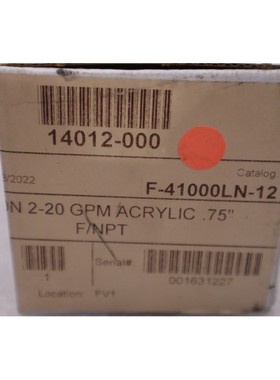 蓝白色 F-40750LN-12 可变面积流量计 - 现货 5637CC