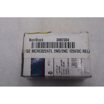 全新 开箱 通用电气 MCRC022ATL 辅助继电器 库存 K-3380