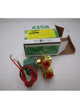 全新 ASCO 8321G001/ 8321G001AC120/60 3 路 NC 黄铜电磁阀库存