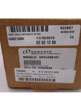 全新 DANAHER CONTROLS HP51A60107 Timer CYCLE-FLEX 库存 G97A