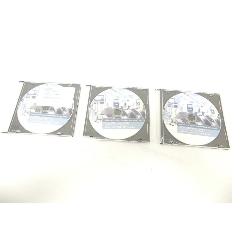 Siemens 6FC5263-1PP25-4AG0 Daimler Update 10HF2 3 DVD′s