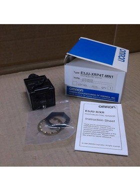 E3JU-XRP4T-MN1 Omron NEW In Box Fiber Amplifier Photoelectri