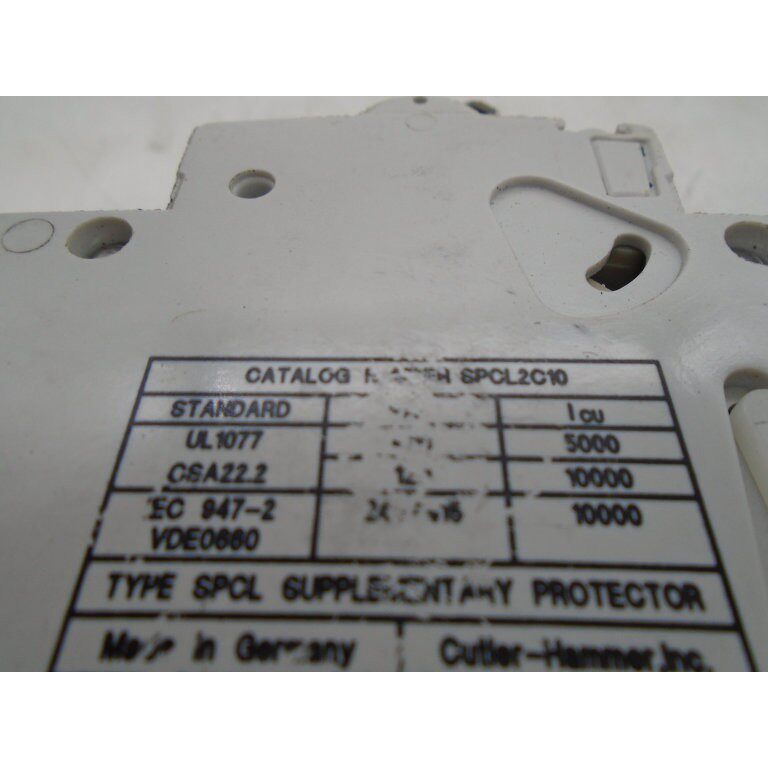 EATON CORPORATION SPCL2C10 CIRCUIT 断路器