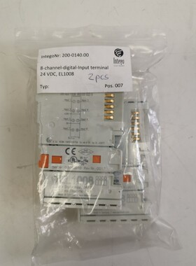 BECKHOFF EL1008 8x Digital Input 24V Beckhoff EtherCAT-Klemm