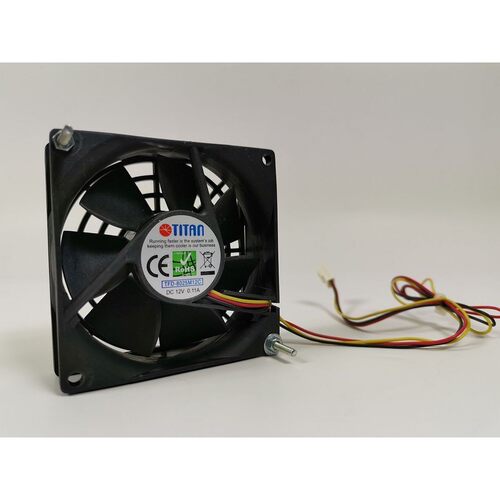 TITAN ROHS TFD-8025M12C DC 12V 0.11A Lüfter Fan