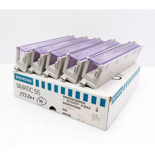 5x Siemens 6ES5497-4UB42 Frontal Connector -unused/OVP-