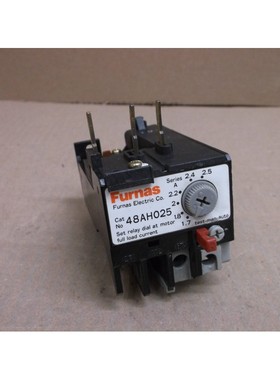 48AH025A Furnas Relé de Sobrecarga Térmica 1.7A-2.5A