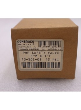 全新 开箱 1 英寸 CONBRACO 13-202-08 压力释放 安全阀门库存 K-
