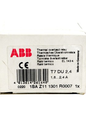ABB T7DU ID 1SAZ111301R0007 THERMISCHES üBERSTROMRELAIS