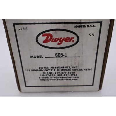 全新 Dwyer 605-1 Magnehelic 压力变送器库存 5227