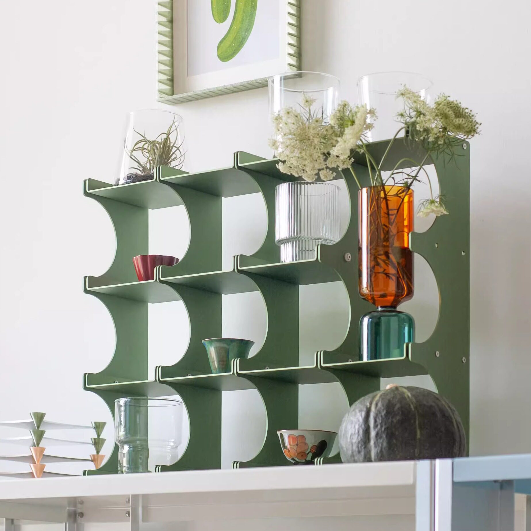 刻观|铝合金水杯架咖啡机收纳桌面置物架盲盒手办护肤化妆展示架,家庭/个人清洁工具,杯架,淘宝优惠券,粉丝福利购,淘宝优惠卷