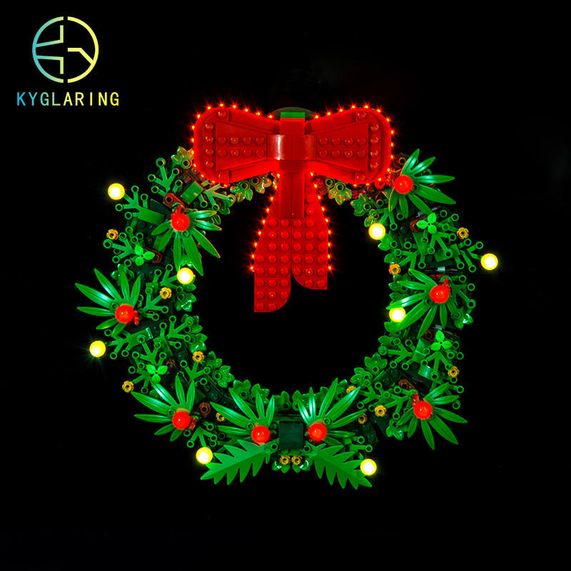 防尘展示可匀圣诞花环灯光展示