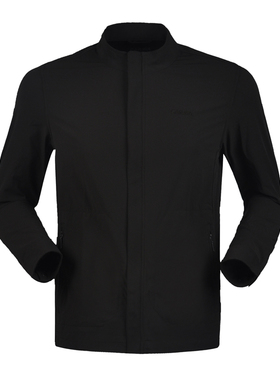 正品CARAVA喀尔沃男弹力速干透气纯色立领商务外套运动风衣557211