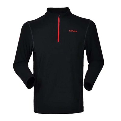 喀尔沃冬季轻便翻领拉链抓绒衣