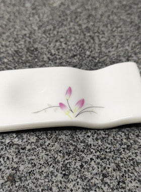 陶瓷筷子架家用汤匙筷托两用