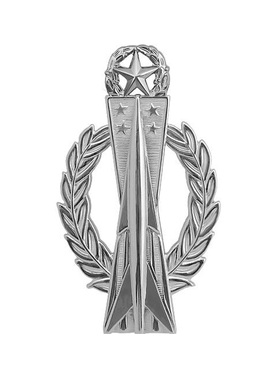 美国空君太空USAF高级飞弹操作员技能章军迷金属徽章礼服常服胸章