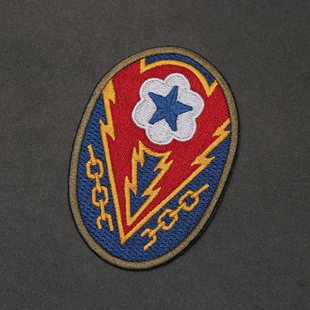 WWII ARMY二战欧洲战区臂章诺曼底徽章ADSEC军迷刺绣肩章帽徽
