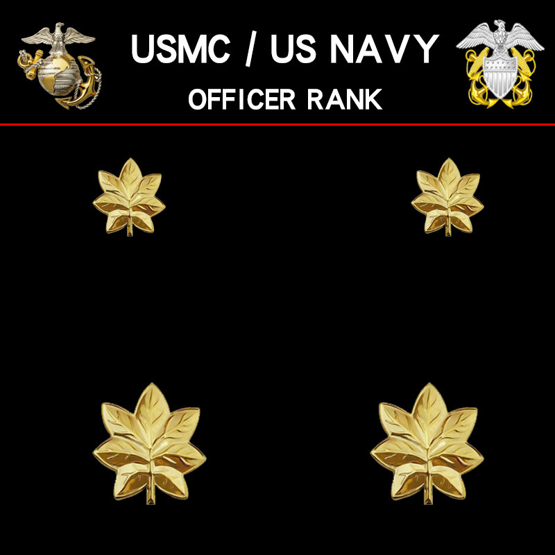 陆战队少校军衔礼服肩章帽徽技能章资格章男士军迷金属徽章major