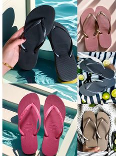 防滑夹脚哈瓦那人字拖 细带Havaianas哈唯纳拖鞋 女夏巴西品牌凉鞋