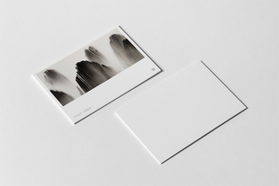 kp982山水中国风禅意水墨山水圣诞节贺卡邀请函小装 饰卡片明信片