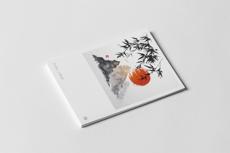 KP513中式抽象图案迷你小贺卡