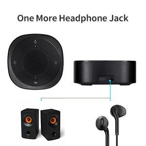 会议专用高音质便携麦 JOUNIVO麦克风扬声器音箱一体 USB即插即用