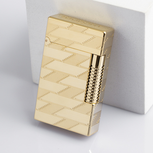 1872格兰德雪茄双焰打火机送男友圣诞礼物 金色C23178