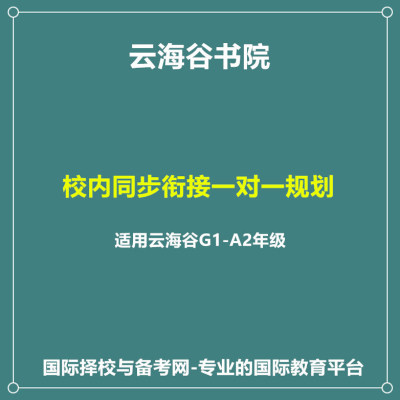 云海谷书院IGCSE/ALEVEL校内同步衔接课程线下试听课1节