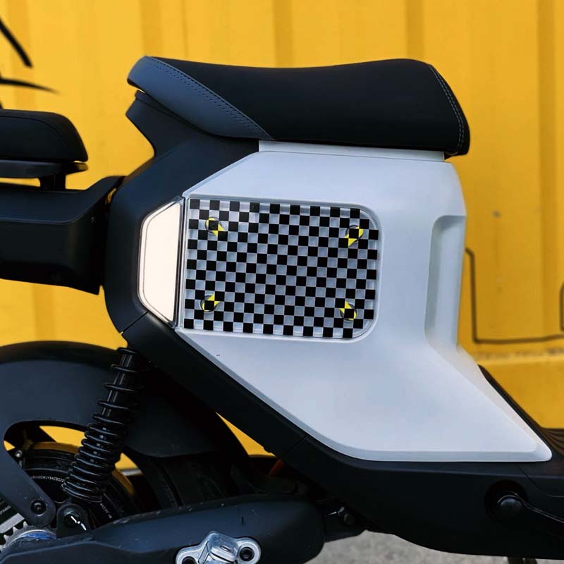 小牛U2电动车Umax磁吸板镂空贴纸U+个性装饰改装格子贴纸防水贴画