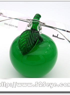 525eye★白领贵族 成功人士 超轻钛合金 正装无框眼镜★56060