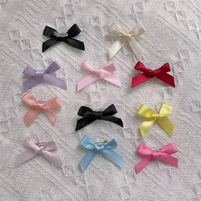 迷你小号4cm蝴蝶结胸针款可爱少女心手工diy胸章衣服袜子丝带饰品