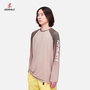 渐变色T恤G4SU 休闲圆领长袖 T070 日常都市时尚 GRAMICCI小野人