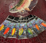 TUTUlure鳟王3.9克鳟鱼马口纯铜彩色亮片溪流管理场黑坑路亚饵