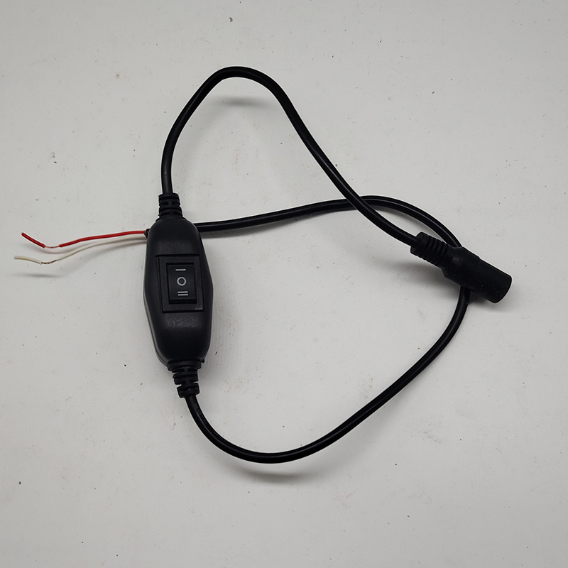 家用按摩椅垫DC12振动开关坐垫电源高低两档开关  按摩垫配件