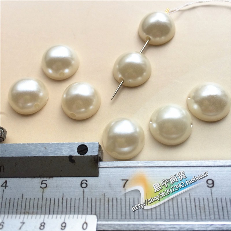 diy仿珍珠半圆形手工蝴蝶发簪